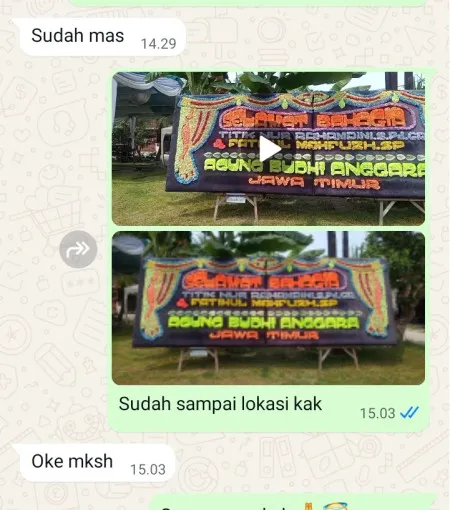 Pengiriman Papan Bunga Linggajaya Mangkubumi
