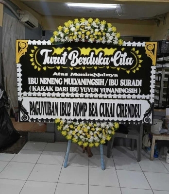 Papan Bunga di Linggajaya Mangkubumi